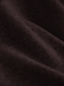 CosyJoli 大尺碼女款蝴蝶結背部針織棕色毛衣，可愛秋季日常穿搭套頭衫，時尚舒適百搭蝴蝶結上衣，冬季款 - 咖啡棕 - 查看 4