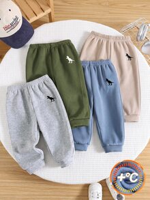 SHEIN 4件組男嬰冬季下身褲 - 彩色 - 查看 4