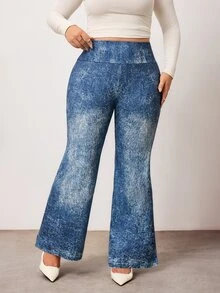 Enliva Pantalones Extra Grande - Azul - Ver 5