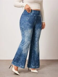 Enliva Pantalones Extra Grande - Azul - Ver 6