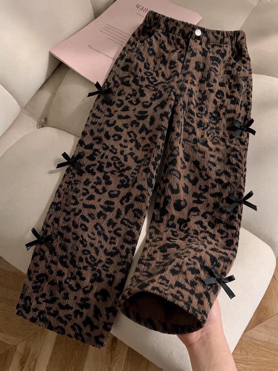 Young Girls Pants Brown Autumn - Brown - View 1