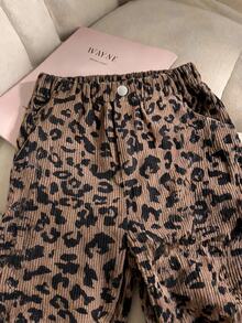 Young Girls Pants Brown Autumn - Brown - View 3