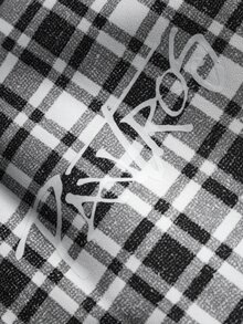 PAVTROS Men's Printed Casual Jacket, INS Style Plaid Pattern, Zipper Design, Suitable For All Seasons - Dark Grey - View 4