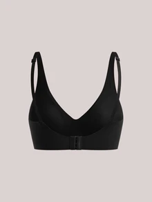 Veilyse 2件装高品质果冻凝胶舒适亲肤性感简约聚拢文胸，女士适用 - 彩色 - 查看 4