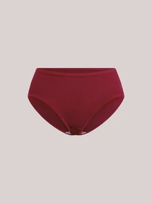 Veilyse 4 Peças Calcinhas Esportivas Multicoloridas de Seda de Leite de Cintura Alta Fofas e Confortáveis para Mulheres - Multicolorido - Visão 7