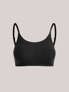 Veilyse 3pcs Women's Padded Breathable Wireless Backless Bras - Multicolor - View 8