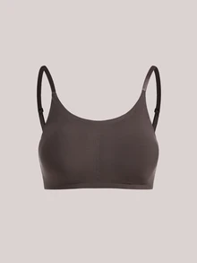 Veilyse 3pcs Women's Padded Breathable Wireless Backless Bras - Multicolor - View 6