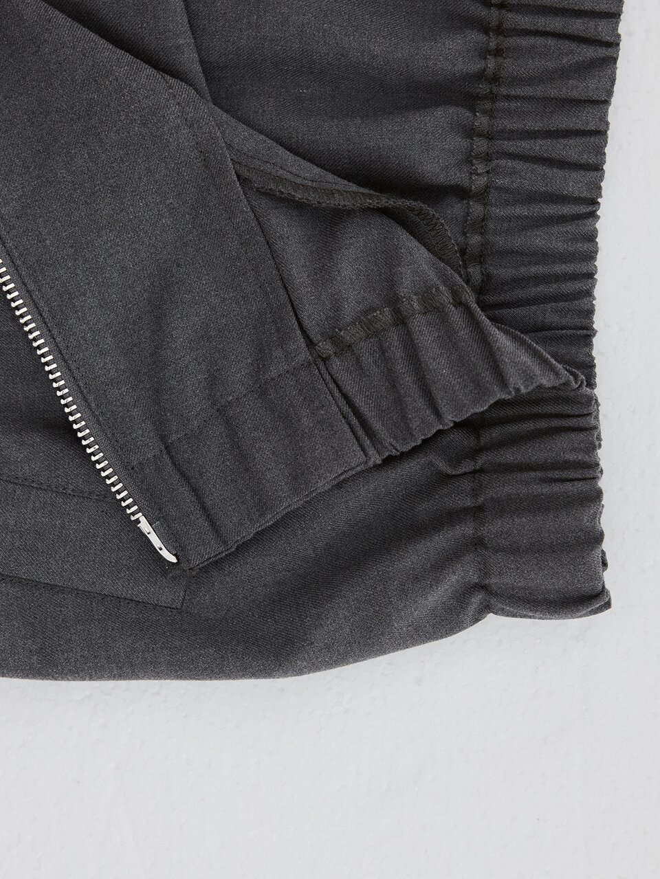 2026 New Autumn Women's Jacket Loose Fit Bestseller Solid Dark Gray Long Sleeve Coat Stand Collar Zipper Front Design Casual Commute Urban Modern Minimalist Elegant Tea Party Independence Day Old Money Style Teacher Outfit Women's Office Wear Holiday Outfit Vacation Date Outfit Women's Outwear Fashion Versatile Women's Jacket