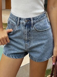 DAZY Tween Girl Fall Clothes Tween Girls Denim Shorts Summer - Light Wash - View 5