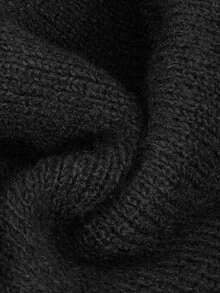 SHEIN Maternity Solid Color Casual Maternity Maternity Versatile Daily Wear Photoshoot Formal Knit Long Pants Autumn Black Photoshoot Formal Winter - Black - View 6