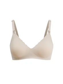 SHEIN 2pcs/Set Seamless Solid Color Nursing Bras For Pregnant Women - Multicolor - View 14