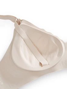 SHEIN 2pcs/Set Seamless Solid Color Nursing Bras For Pregnant Women - Multicolor - View 6