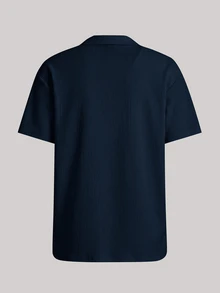 Mercer Haus 男士夏季两件套套装，轻盈透气的亚麻衬衫和抽绳短裤，复古绅士风格休闲沙滩婚礼派对度假旅行装，父亲节送给丈夫、爸爸、男友的礼物，舒适百搭 - 藏蓝色 - 查看 4