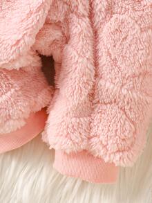 SHEIN Newborn Baby Jumpsuits - Baby Pink - View 7