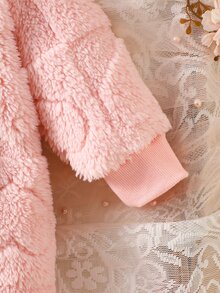 SHEIN Newborn Baby Jumpsuits - Baby Pink - View 5