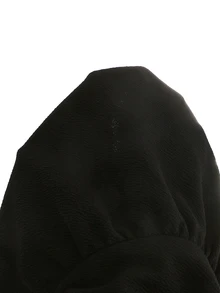 SHEIN 女童百褶蝴蝶結滿版印花洋裝，休閒可愛學院風，寬鬆舒適，適合秋季返校、戶外運動與日常穿搭 - 黑色 - 查看 8