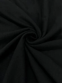 Lalippa 女款秋季街頭風時尚外出穿搭 黑色修身長袖打孔金屬環飾 T恤休閒上衣 - 黑色 - 查看 4