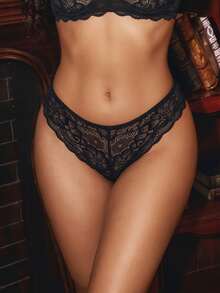 Seduluxe 5件組女款性感優雅蕾絲內褲 - 彩色 - 查看 3