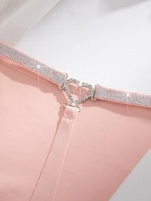 Snug Zone 8件套多色舒适性感派对女式无缝丁字裤，带心形水钻装饰 - 彩色 - 查看 6