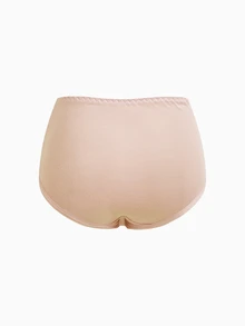 Slumbrini 4pcs/Pack Women's Plus Size Soft Skin-Friendly Lace Trimmed Triangle Panties - Multicolor - View 11