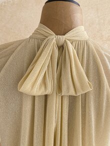 Soleia New Asymmetrical Romantic Ruffle Women's Top For Date, Afternoon Tea, Vacation, Music Festival, Beach, Boho, Fall Women, Vintage, Holiday - Apricot - View 5