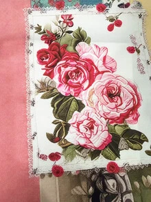 EMERY ROSE Pantalones cortos impresos minimalistas de vacaciones para mujer - Multicolor - Ver 4