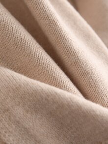 CosyJoli Plus Size Casual Lace-Up Loose Knit Cardigan, Winter Fall Fall/Winter - Apricot - View 11