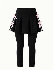 SHEIN 女童（小）長褲 - 彩色 - 查看 4