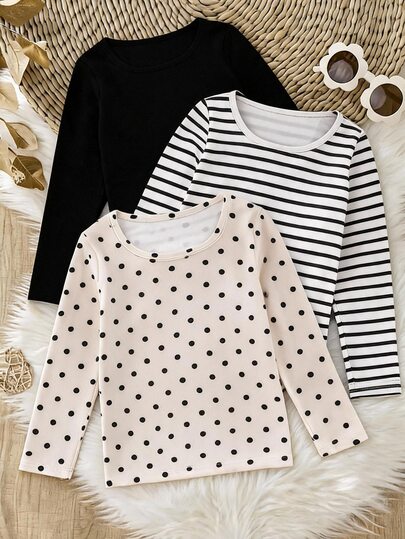 SHEIN Young Girls T-Shirts
