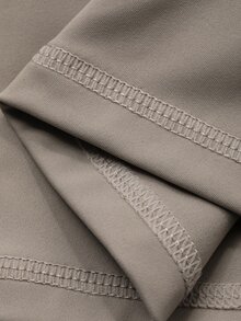 DAZY Legging Longgar Elastis Kasual Model Flare Pas Badan untuk Anak Perempuan (Ukuran Besar) untuk Musim Gugur/Musim Dingin - Khaki - View 3