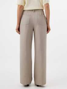 KÆRIA Hus Women's Casual Versatile Commuter Suit Pants Light Purple Teachers' Day Office Business Summer Minimalist Modern Tailored Wide-Leg Work - Grey - View 2