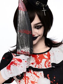 Cosplay Clothing - Black - View 8