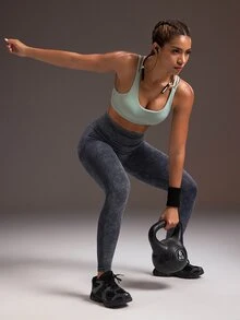 Powerista 2件組女款運動緊身褲 - 黑色 - 查看 6