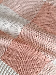 Pariaura Soft Touch Check Cropped Ribbed Knit Sweater - Pink - View 8