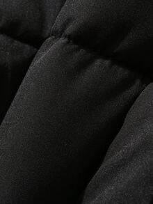 DAZY Jaket Berkerudung Serbaguna untuk Wanita di Musim Dingin - Hitam - View 8
