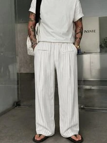 STEELVANCE Pantalones para hombre - Blanco - Ver 3