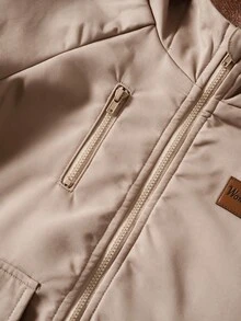 SHEIN معاطف طفل صغير - كاكي - مشاهدة 5
