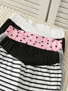 SHEIN 青少年女孩長褲 開學季休閒日常穿著 - 彩色 - 查看 6