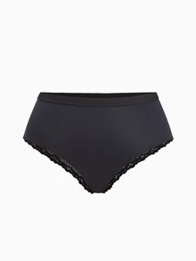 Slumbrini Plus Size Lace Patchwork Panties 3-Piece Set - Multicolor - View 4