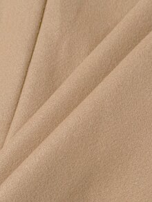 Manfinity Mode Men's Minimalist Button Long Sleeve Overcoat, Fashionable And Versatile - Khaki - View 6