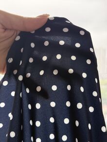 SHEIN Tween Girl Casual Daily Versatile Comfortable Loose Polka Dot Shirt Tween Girl - Multicolor - View 7