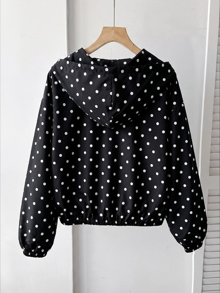 SHEIN Teen Girls Jackets - Black - View 2