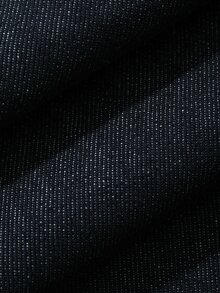 DAZY Celana Jeans Denim Kasual Longgar Kaki Lebar Saku Bordir Sayap Wanita Musim Gugur - Biru - View 6