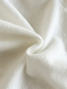 SHEIN 2件組女嬰針織開襟衫與內搭褲套裝，可愛甜美白色紅色3D櫻桃羅紋針織長袖圓領常規款，適合生日派對秋季公主風舒適時尚 - 紅色 - 查看 7