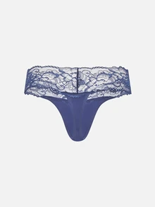 Bella Beso Plus 5pack Contrast Lace Panty Set Lingerie - Multicolor - View 13