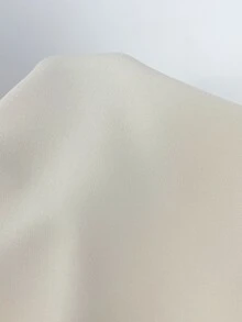 Lumalex 女款V領收腰束口袖修身腰直筒寬腿兩件套 - 白色 - 查看 14
