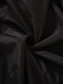 SHEIN Tween Girls Coats - Black - View 9