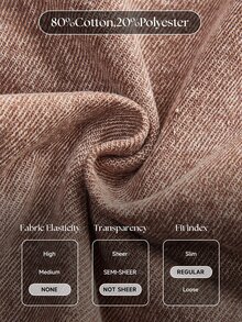 Aralina Women Washed Jacket Button Front Funnel Neck Drop Shoulder Flap Pocket Loose Fit Elegant Style Casual Festival Summer Fall Winter Going Out - Brown - View 15