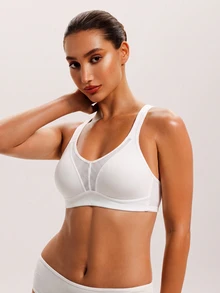 Barelissa 1pc Women's Wireless Bra - White - View 3