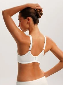 Barelissa 1pc Women's Wireless Bra - White - View 2